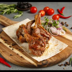 Шашлык из бараньей корейки